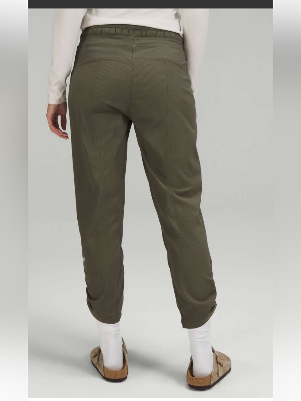 lululemon athletica Dance Studio Mid-Rise Cropped Pants - Army Green - Picture 2 of 7